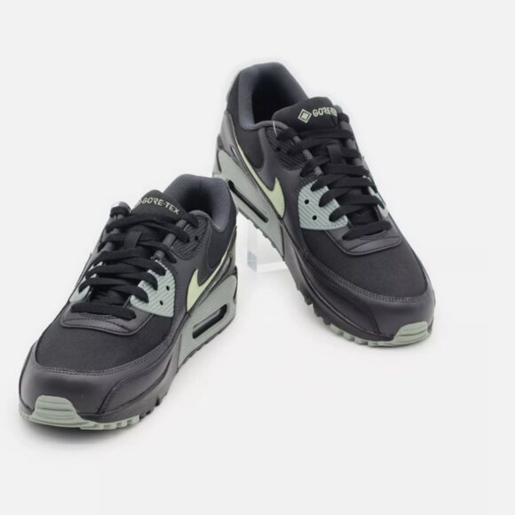 NIKE Air Max 90 GORE-TEX Running Shoes Mens 7.5 Womens 9 Black Green - Picture 6 of 9